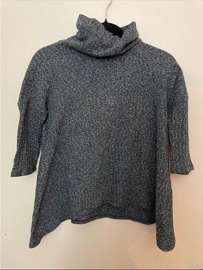 Gray Turtleneck Women's Sweater